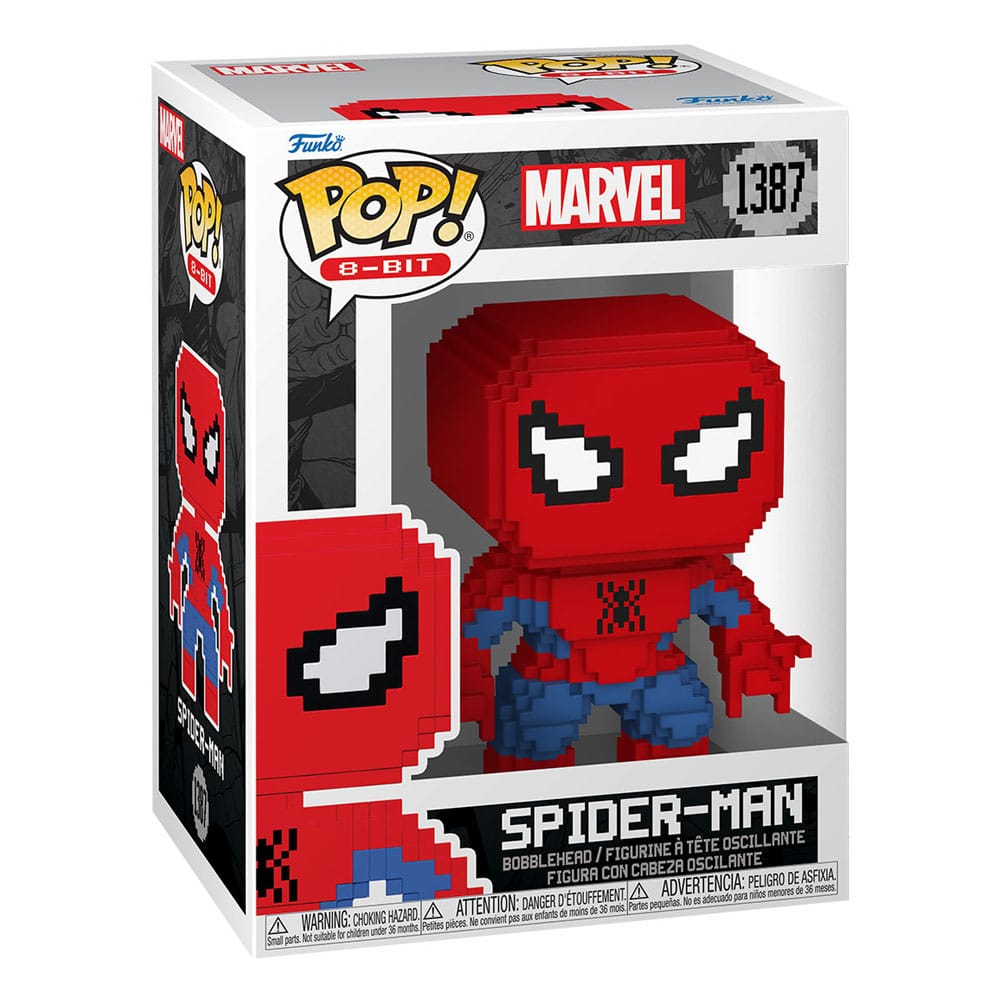 Marvel POP! 8-Bit Vinyl Figur Spider-Man 9 cm
