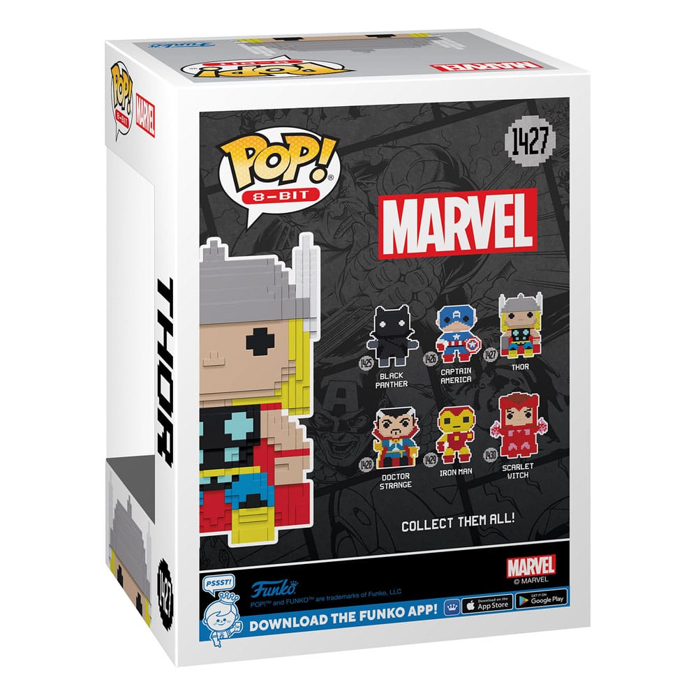 Marvel POP! 8-Bit Vinyl Figur Thor 9 cm