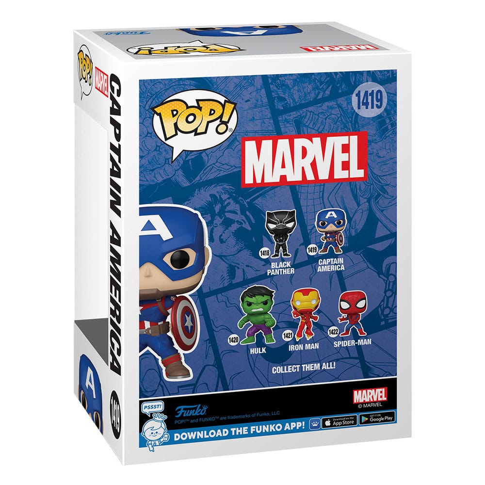 Marvel New Classics POP! Vinyl Figur Captain America 9 cm
