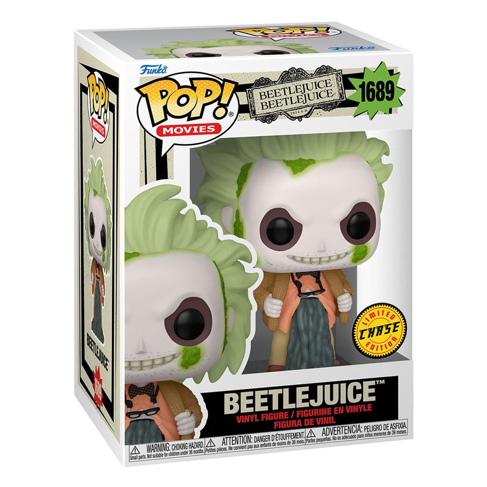 Beetlejuice 2 POP! Movies Vinyl Figur Beetlejuice w/chase 9 cm Sortiment (6)