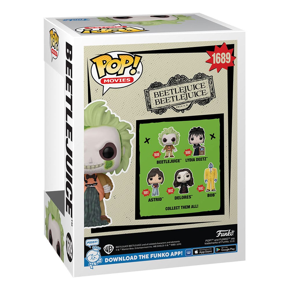 Beetlejuice 2 POP! Movies Vinyl Figur Beetlejuice w/chase 9 cm Sortiment (6)