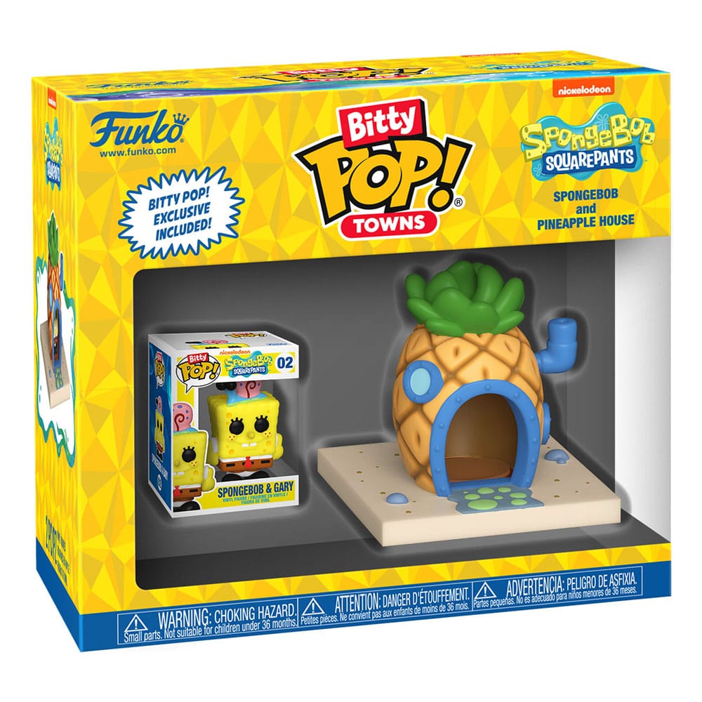 Spongebob Bitty POP! Town Vinyl Figur Spongebob at Home