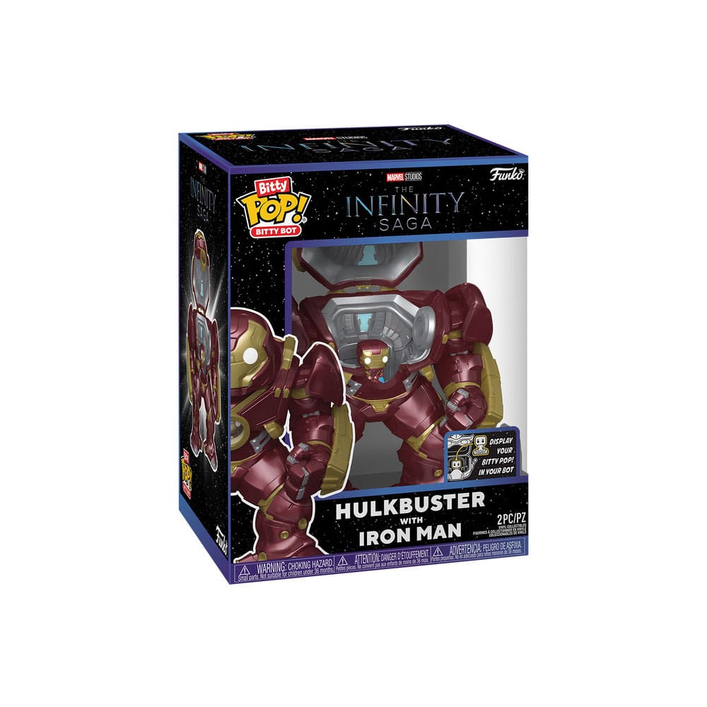 Bitty POP! Bots Figuren 4er-Pack Marvel- Hulkbuster 2,5 cm