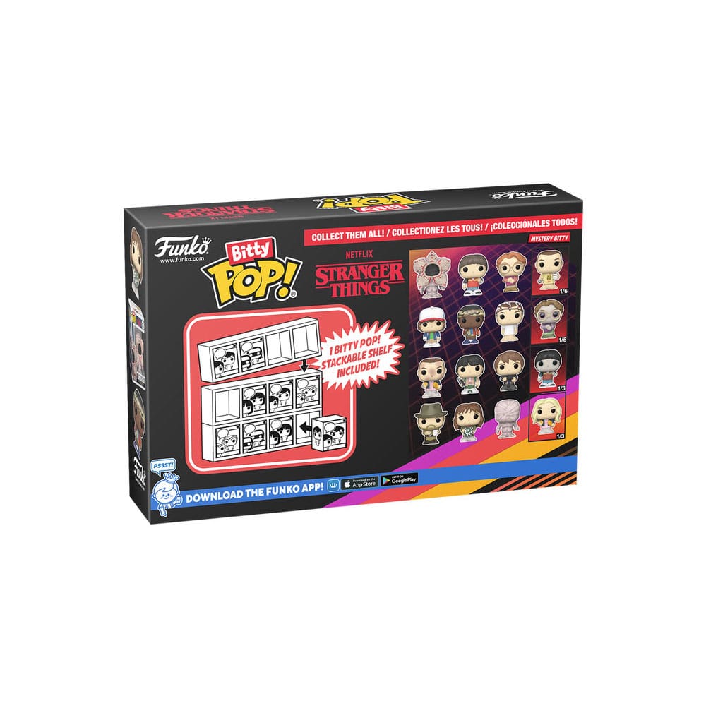 Stranger Things Bitty POP! Vinyl Figuren 4er-Pack Hopper 2,5 cm