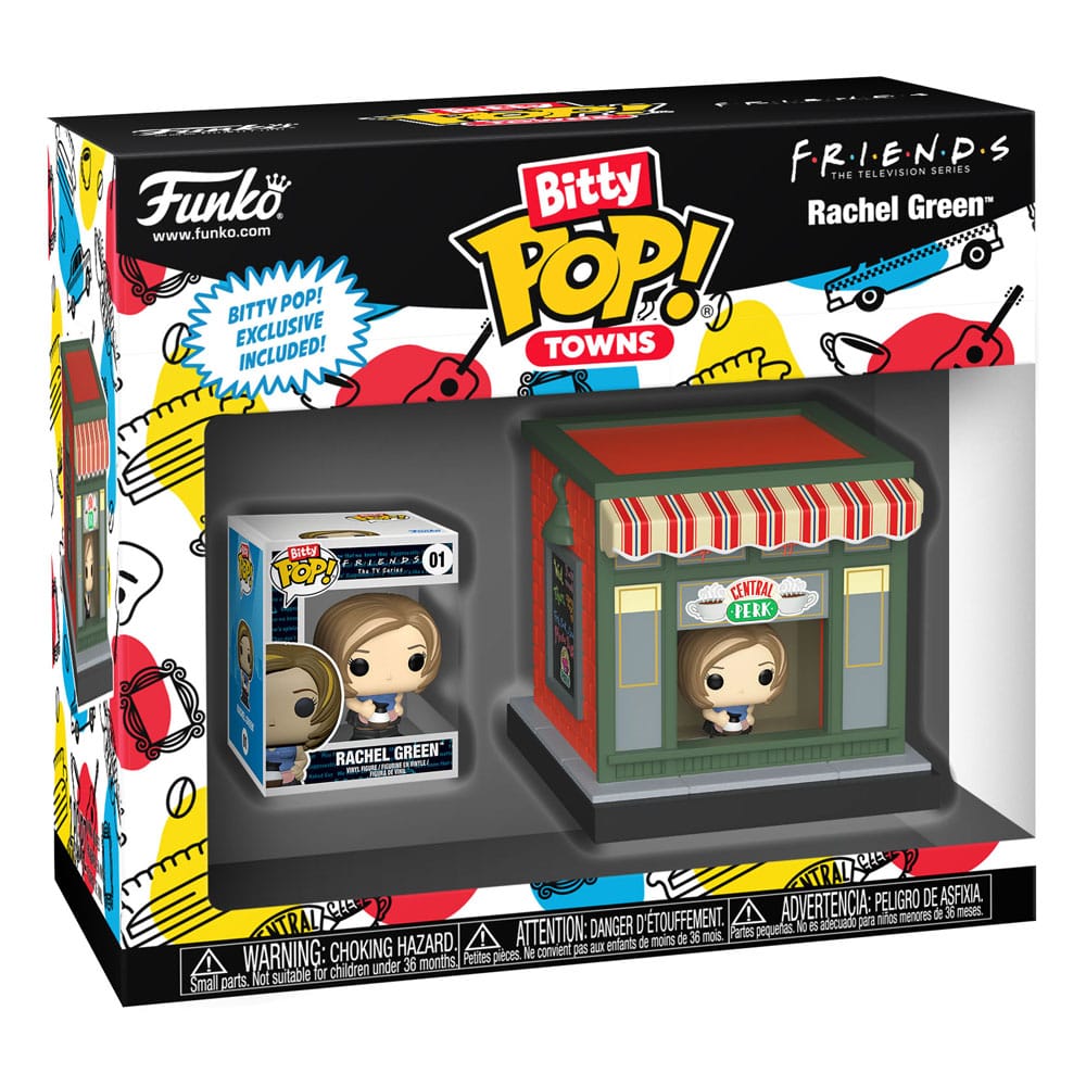 Friends Bitty POP! Town Vinyl Figur Rachel at Central Perks 2,5 cm