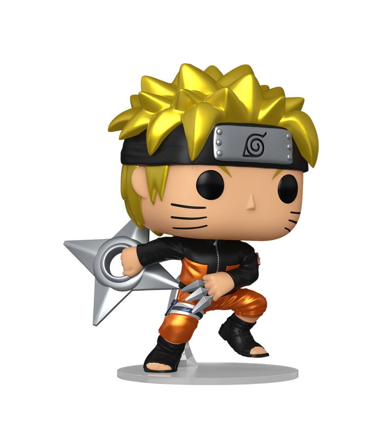 Naruto POP! Animation Vinyl Figur Naruto(Shrkn) w/CH 9 cm Sortiment (6)