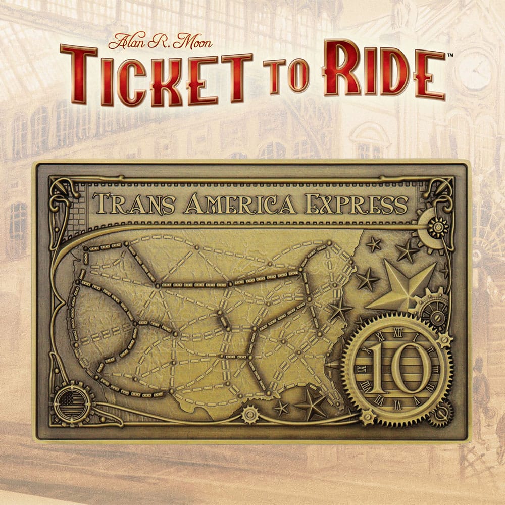 Ticket to Ride Metallbarren Trans America Express Limited Edition