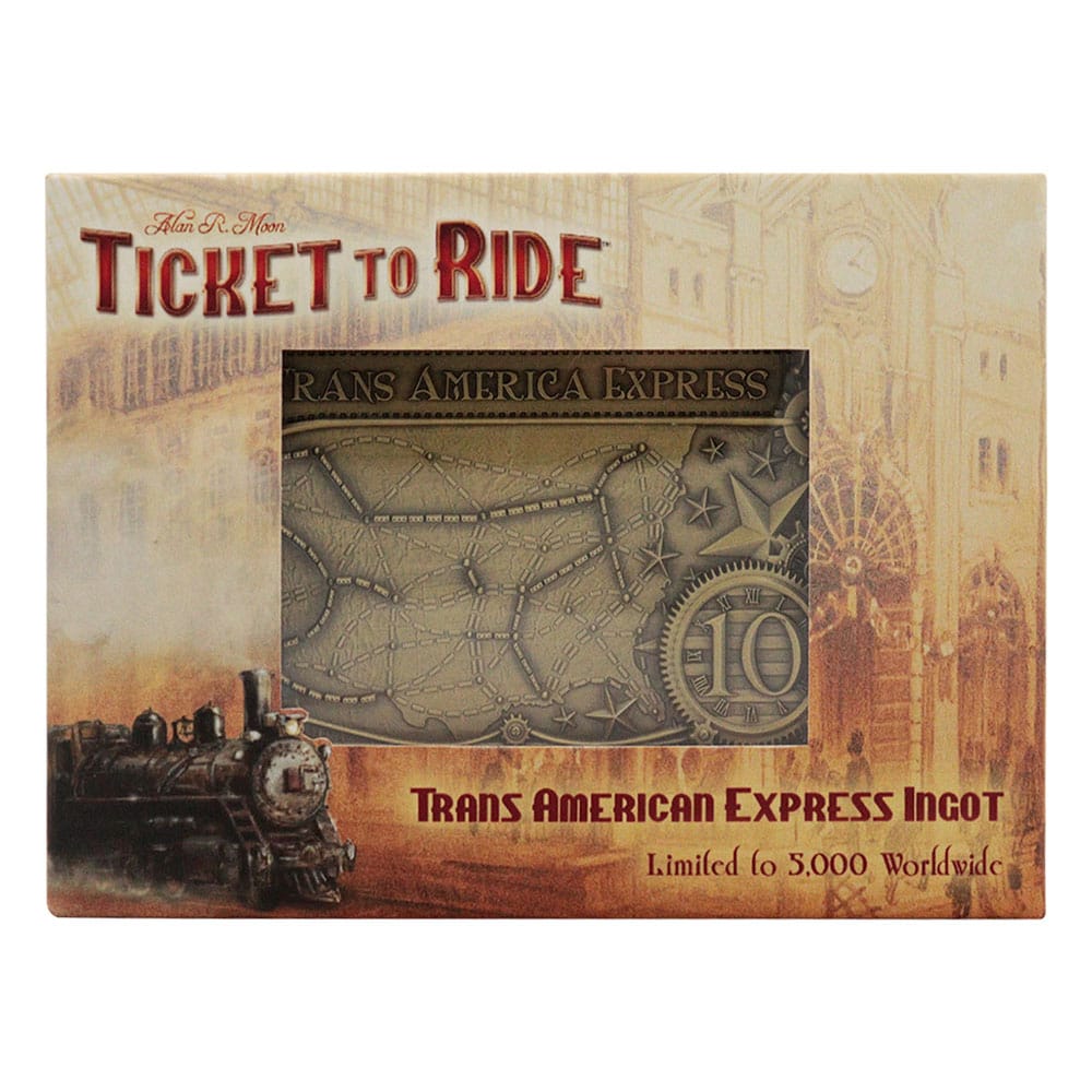 Ticket to Ride Metallbarren Trans America Express Limited Edition