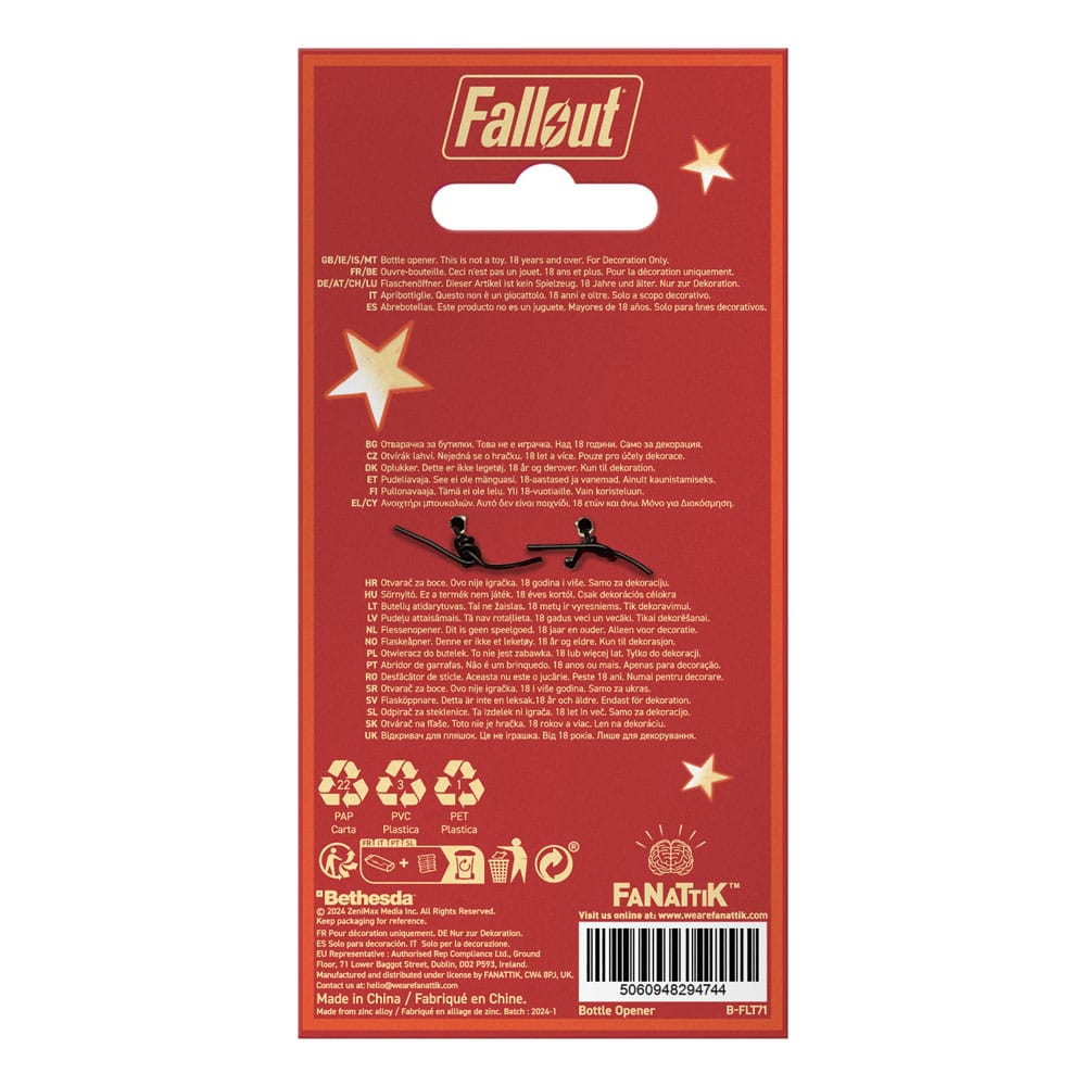 Fallout Flaschenöffner Nuka-Cola 8 cm