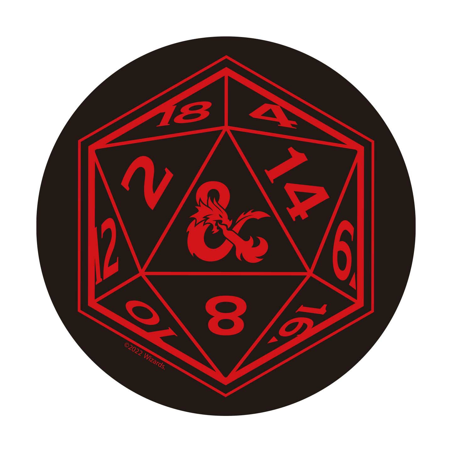 Dungeons & Dragons Schreibtischunterlage & Untersetzer Set Graphic