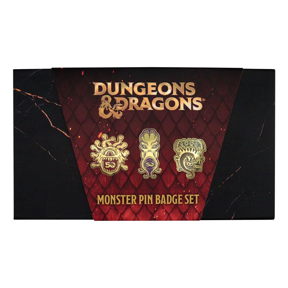 Dungeons & Dragons Ansteck-Pins 3er-Set 50th Anniversary