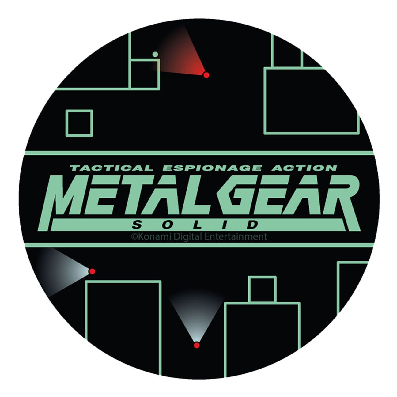 Metal Gear Solid Schreibtischunterlage & Untersetzer Set Solid Snake x Raiden Limited Edition