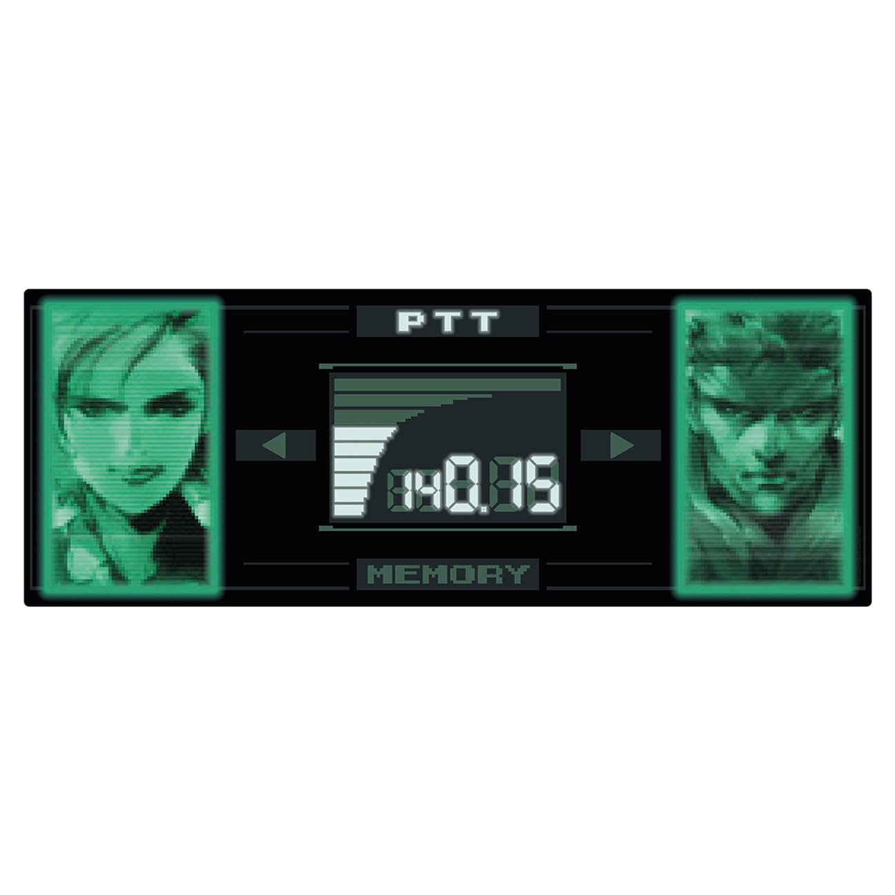 Metal Gear Solid Schreibtischunterlage & Untersetzer Set Solid Snake x Raiden Limited Edition