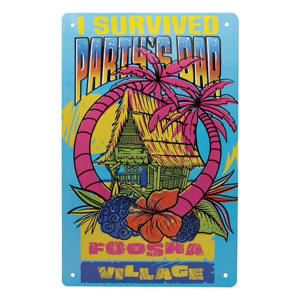 One Piece Blechschilder 3er Set