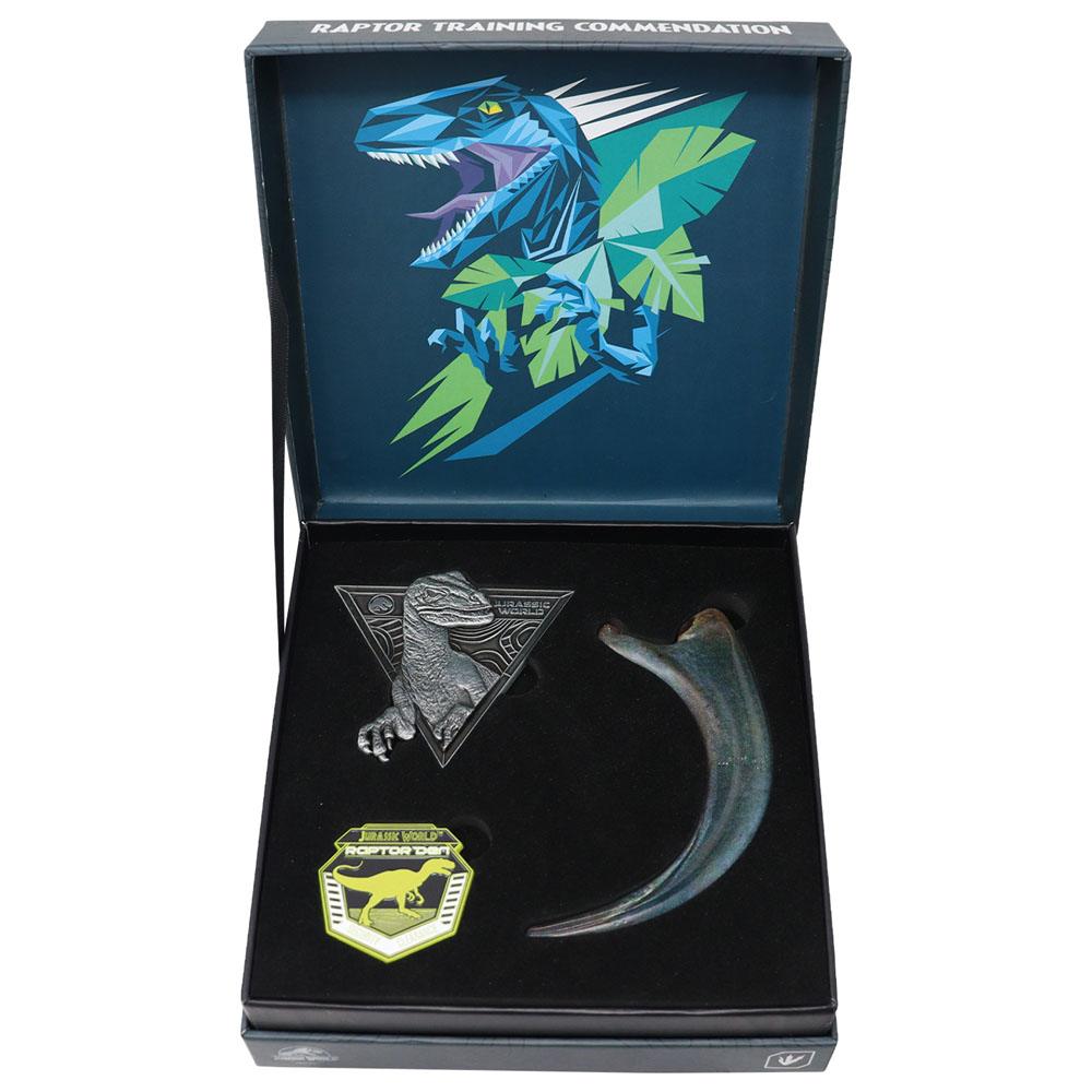 Jurassic World Ansteck-Pin 3er-Pack Raptor Training Commendation Limited Edition