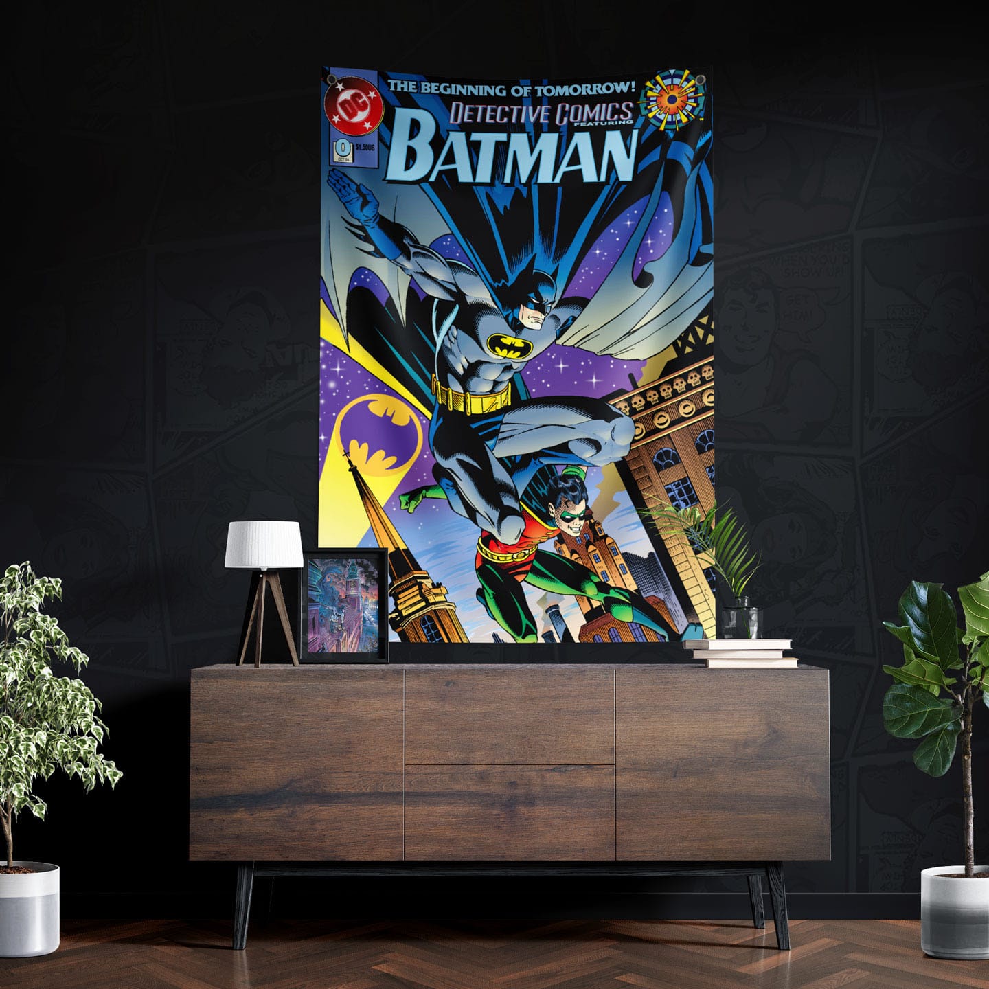 DC Comics Wandbehang Batman 85th Anniversary 125 x 85 cm