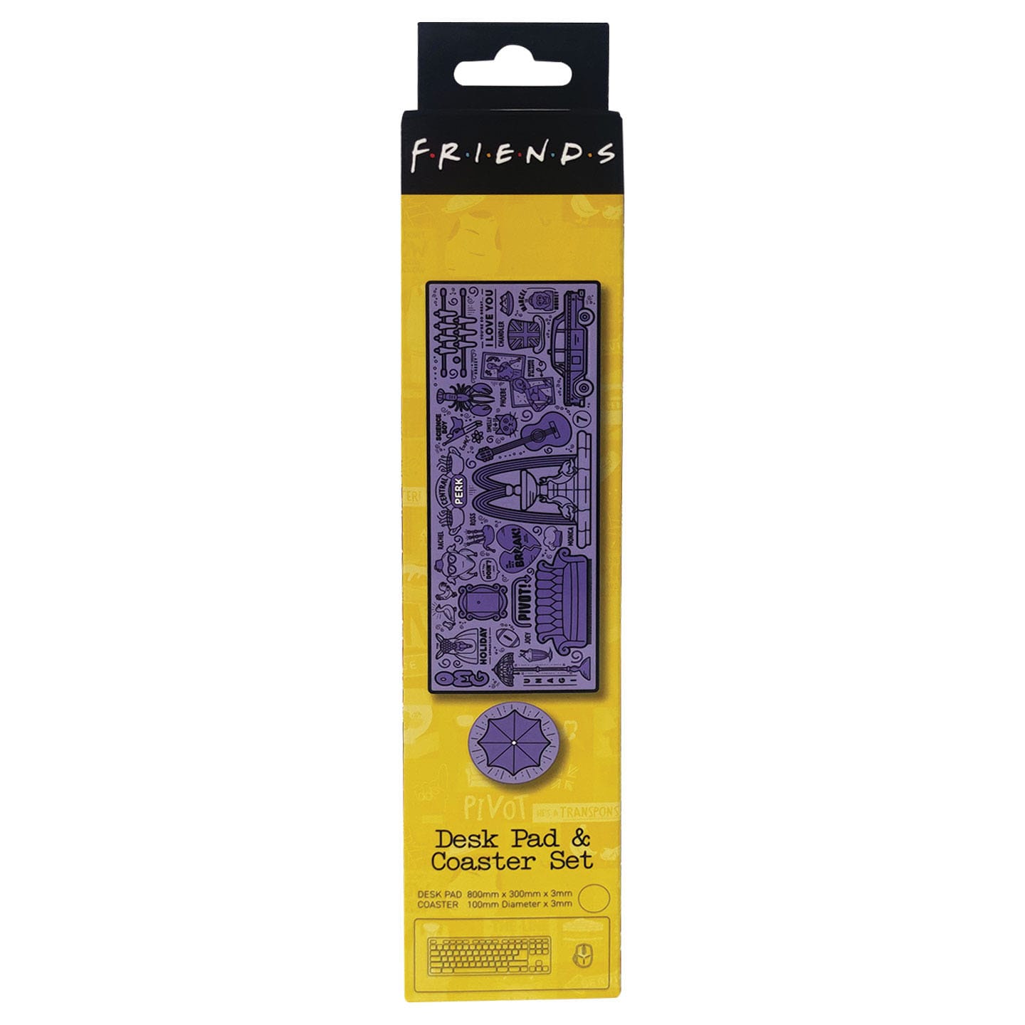 Friends Schreibtischunterlage & Untersetzer