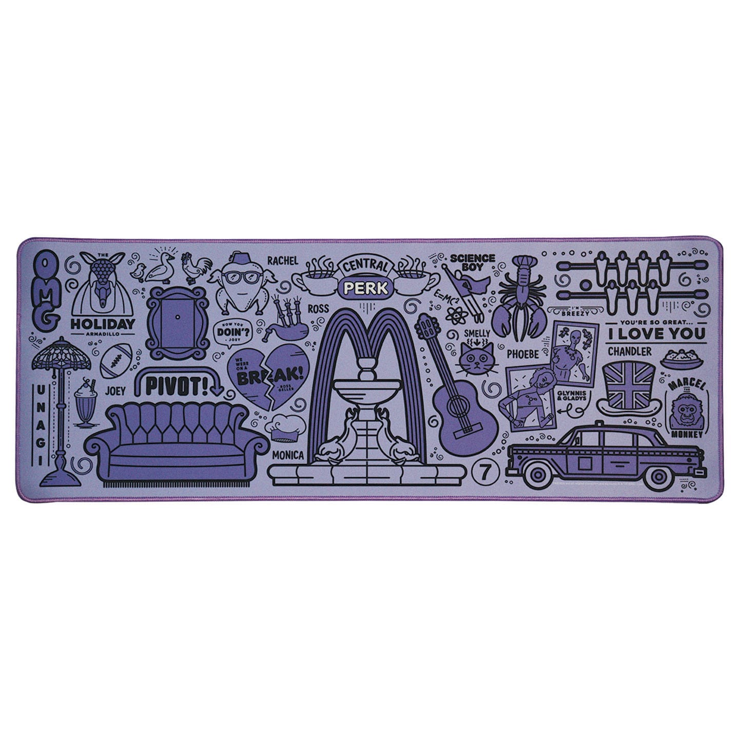 Friends Schreibtischunterlage & Untersetzer