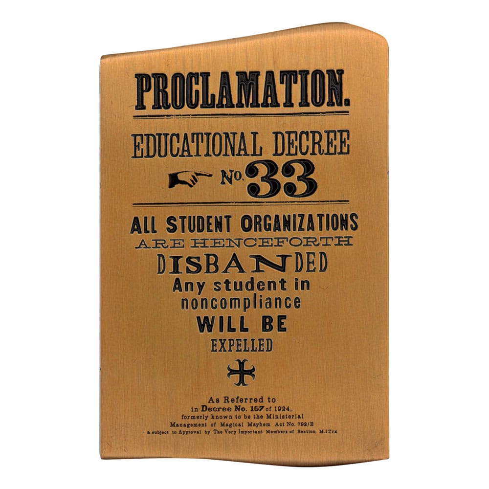 Harry Potter Metallbarren Dumbledore's Army Limited Edition