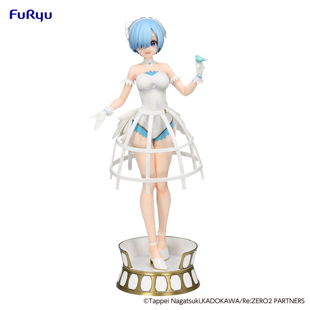 Re: Zero Exceed Creative PVC Statue Rem Cage Dress 22 cm