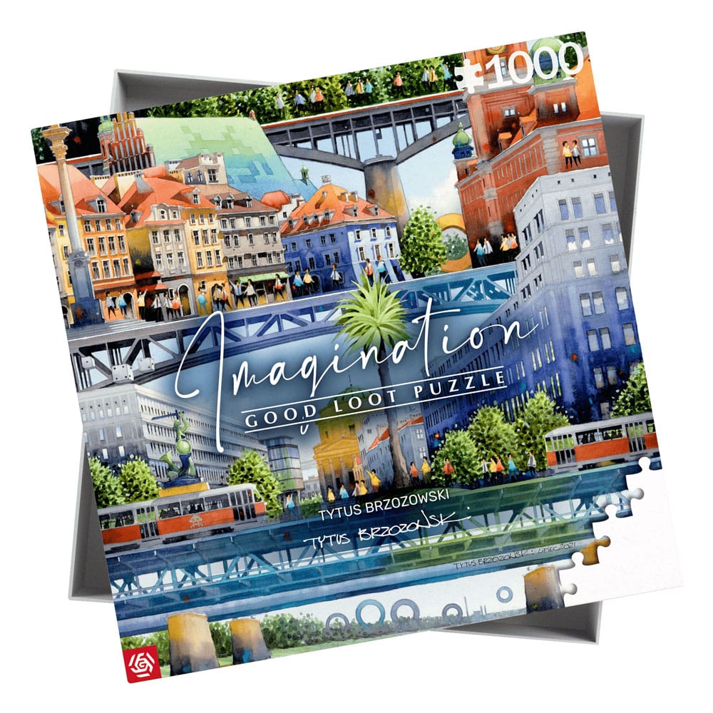 Tytus Brzozowski Imagination Puzzle Warsaw Bridges (1000 Teile)
