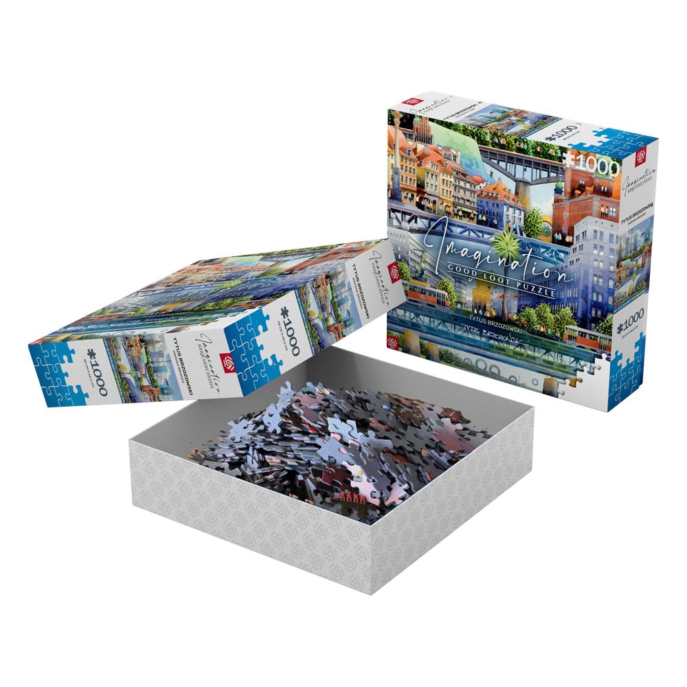 Tytus Brzozowski Imagination Puzzle Warsaw Bridges (1000 Teile)