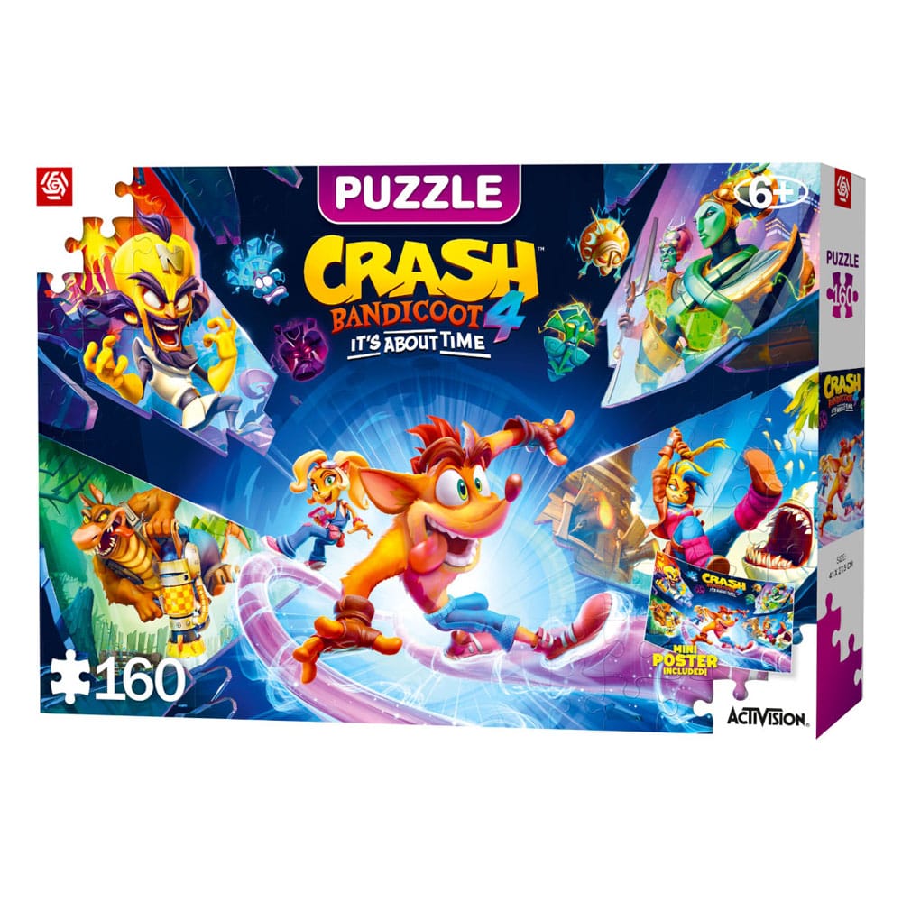 Crash Bandicoot 4 Kids Puzzle It's About Time (160 Teile)