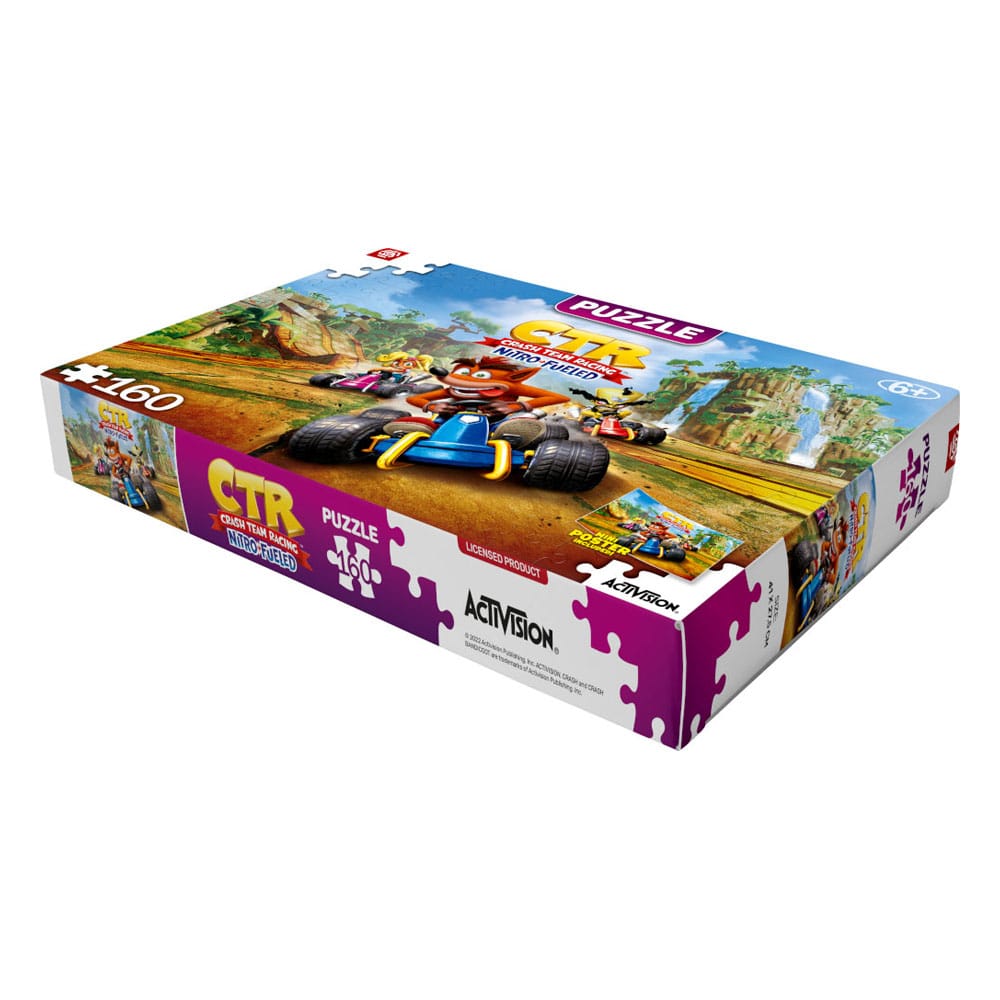 Crash Bandicoot Kids Puzzle Team Racing Nitro-Fueled (160 Teile)