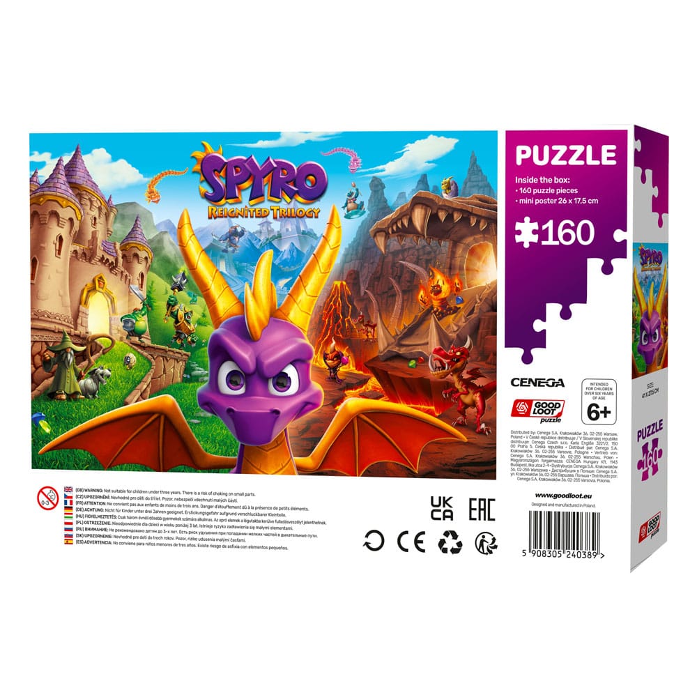 Spyro Reignited Trilogy Kids Puzzle (160 Teile)