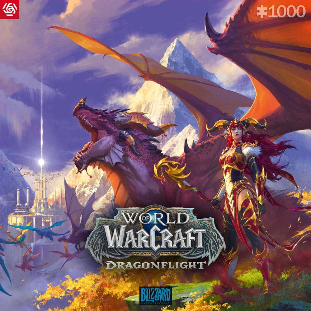 World of Warcraft Gaming Puzzle Dragonflight Alexstrasza (1000 Teile)