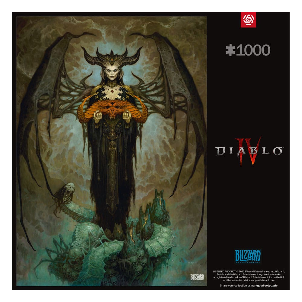 Diablo IV Gaming Puzzle Lilith (1000 Teile)