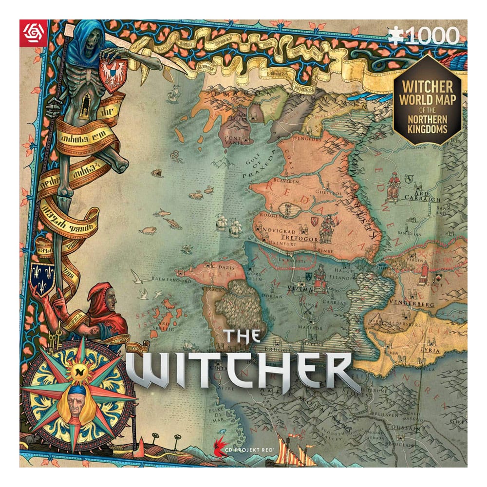 The Witcher 3 Gaming Puzzle The Northern Kingdoms (1000 Teile)