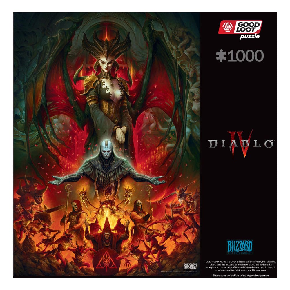 Diablo IV Gaming Puzzle Lilith Composition (1000 Teile)