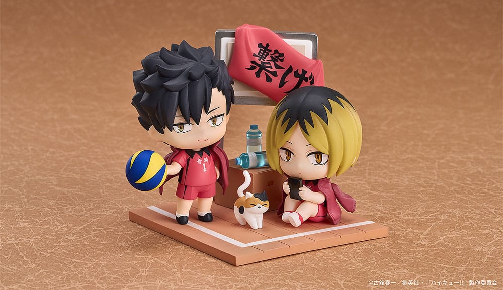 Haikyu!! Minifiguren Qset 2er-Pack Tetsuro Kuroo & Kenma Kozume 9 cm