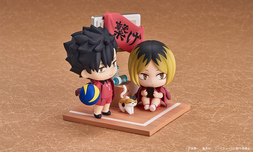 Haikyu!! Minifiguren Qset 2er-Pack Tetsuro Kuroo & Kenma Kozume 9 cm