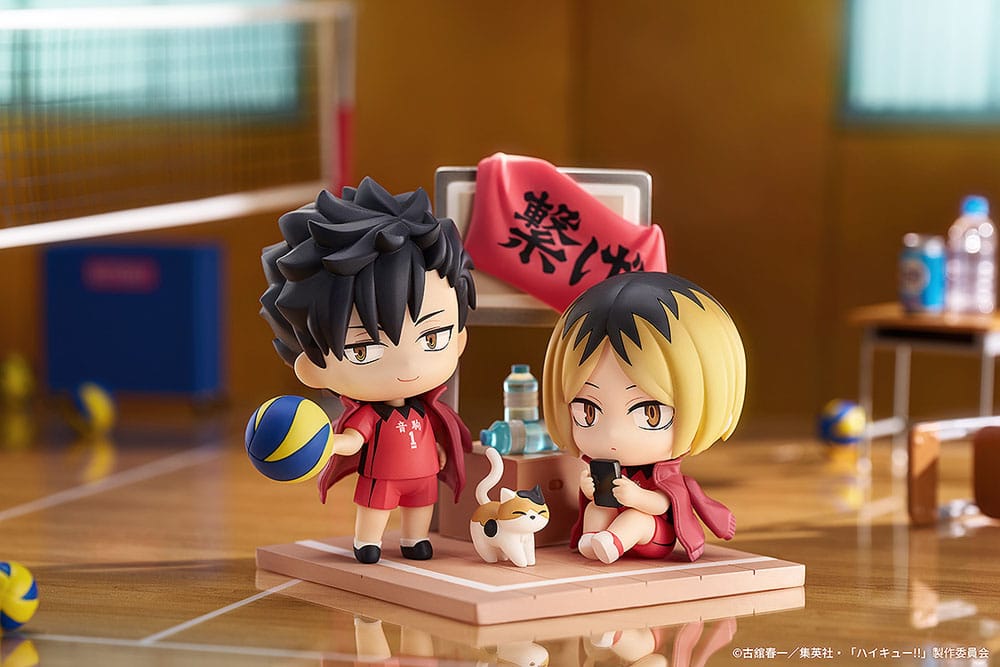 Haikyu!! Minifiguren Qset 2er-Pack Tetsuro Kuroo & Kenma Kozume 9 cm