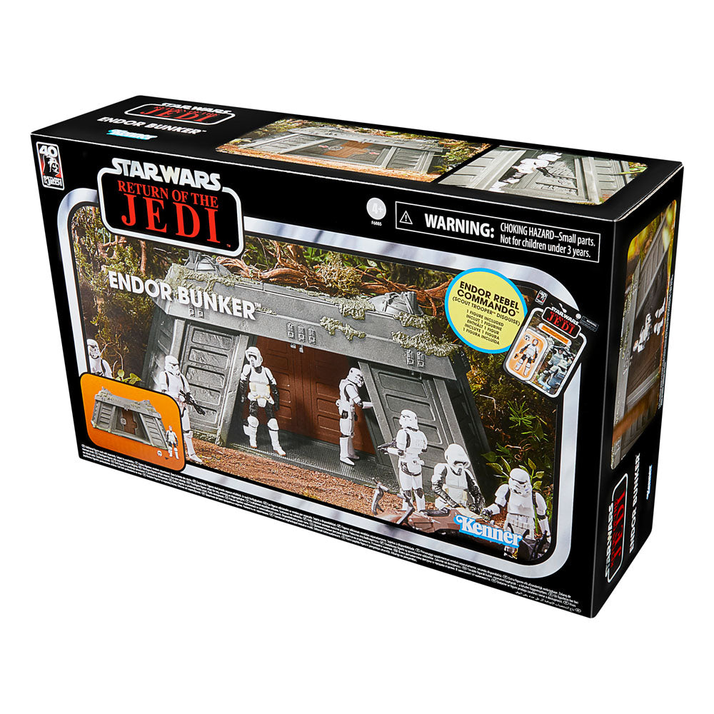 Star Wars Episode VI Vintage Collection Playset Endor Bunker mit Endor Rebel Commando (Scout Trooper Disguise)