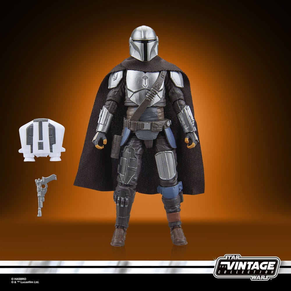 Star Wars: The Mandalorian Vintage Collection Actionfigur The Mandalorian (Imperial Base) 10 cm