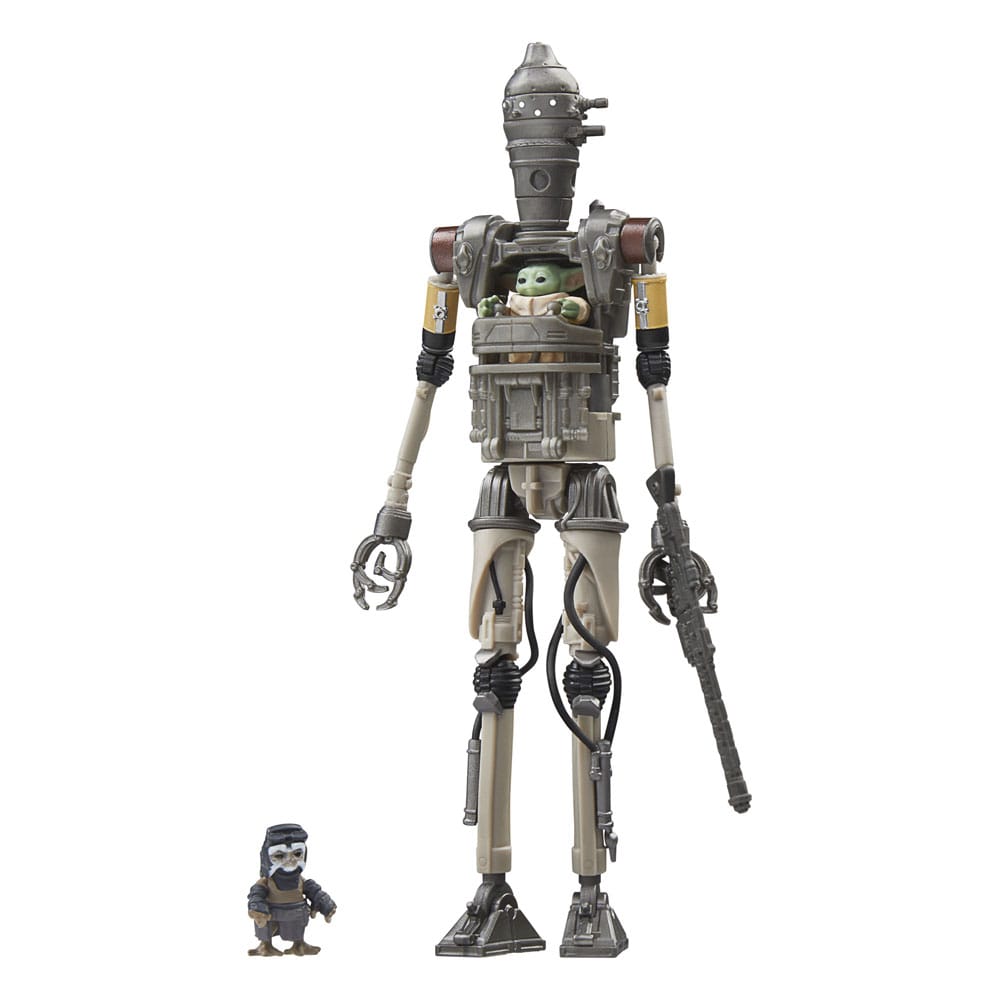 Star Wars: The Mandalorian Vintage Collection Actionfiguren 3er-Pack IG-12, Grogu & Anzellan 10 cm