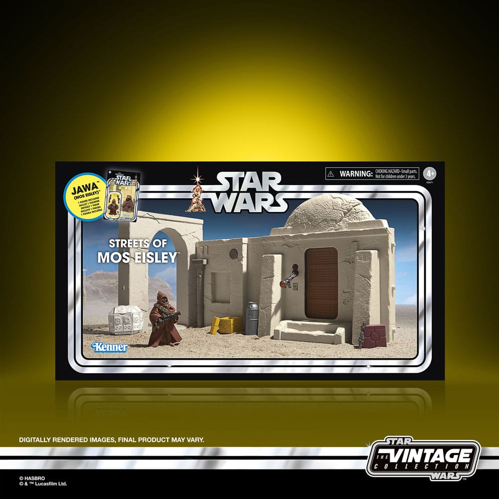 Star Wars Episode IV Vintage Collection Playset Streets of Mos Eisley mit Jawa Action Figure