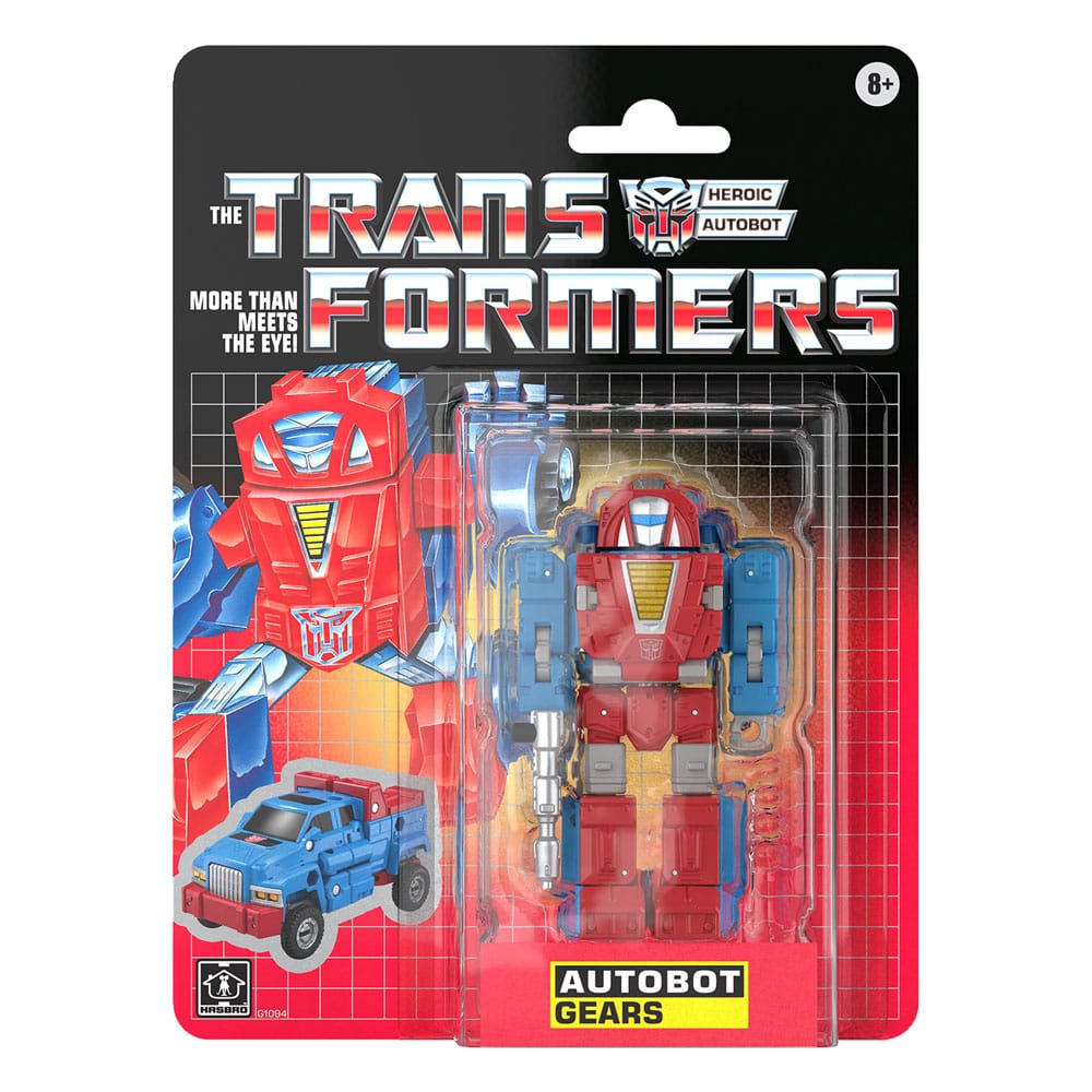 The Transformers Retro G1 Actionfigur Autobot Gears 12 cm