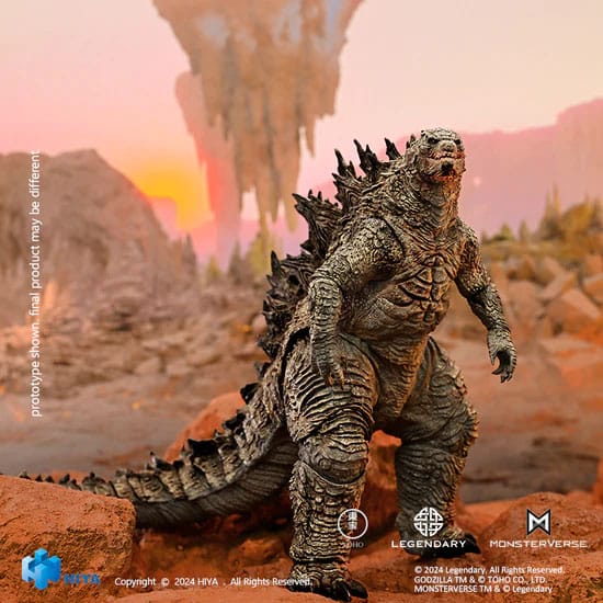 Godzilla x Kong: The New Empire Exquisite Basic Actionfigur Godzilla Rre-evolved Ver. 18 cm