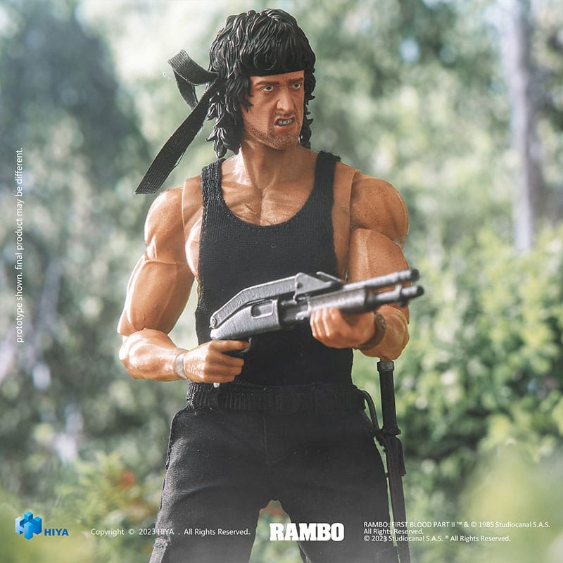 Rambo Exquisite Super Series Actionfigur 1/12 First Blood II John Rambo 16 cm