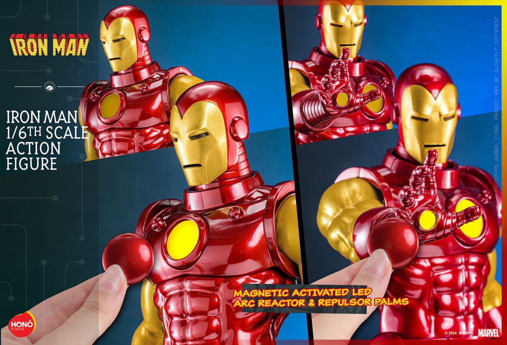 Marvel Actionfigur 1/6 Iron Man 32 cm