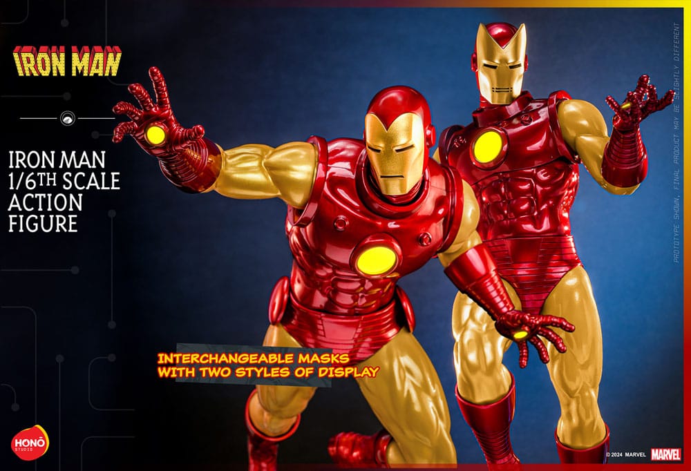 Marvel Actionfigur 1/6 Iron Man 32 cm