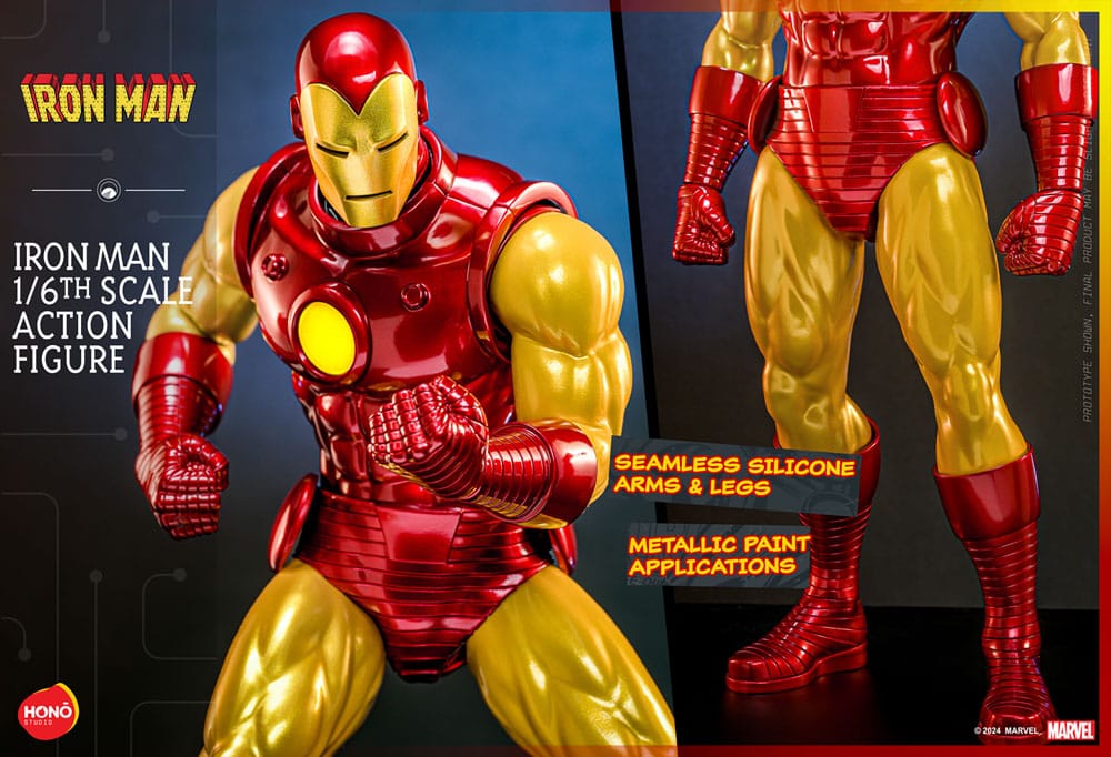 Marvel Actionfigur 1/6 Iron Man 32 cm