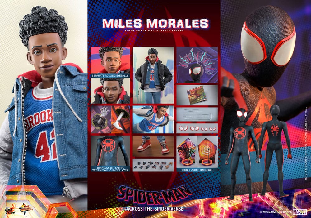 Spider-Man: Across the Spider-Verse Masterpiece Actionfigur 1/6 Miles Morales 29 cm
