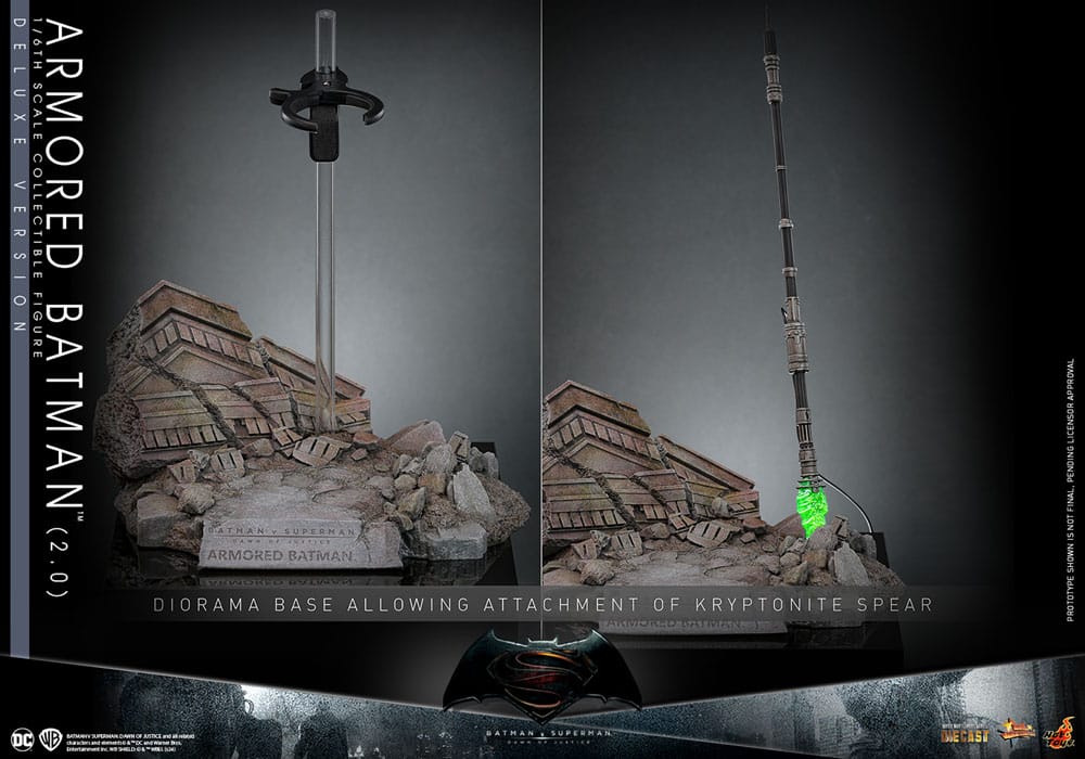 Batman v Superman: Dawn of Justice Movie Masterpiece Actionfigur 1/6 Armored Batman 2.0 (Deluxe Version) 33 cm