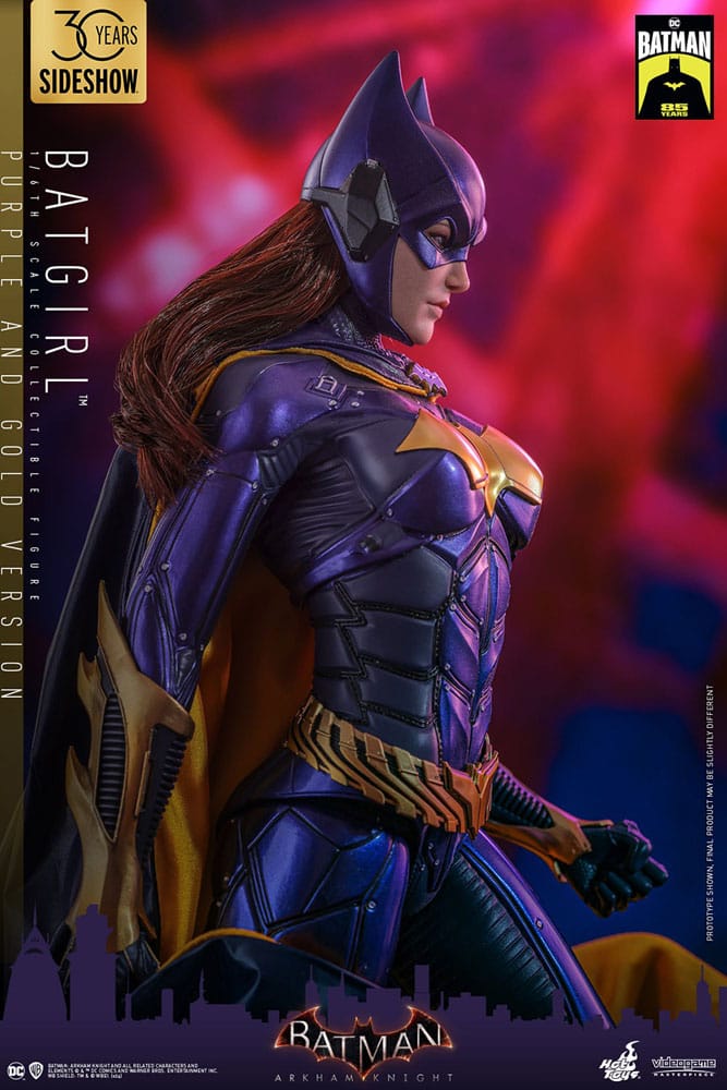 Batman Arkham Knight Videogame Masterpiece Actionfigur 1/6 Batgirl (Purple and Gold Version) Exclusive 30 cm