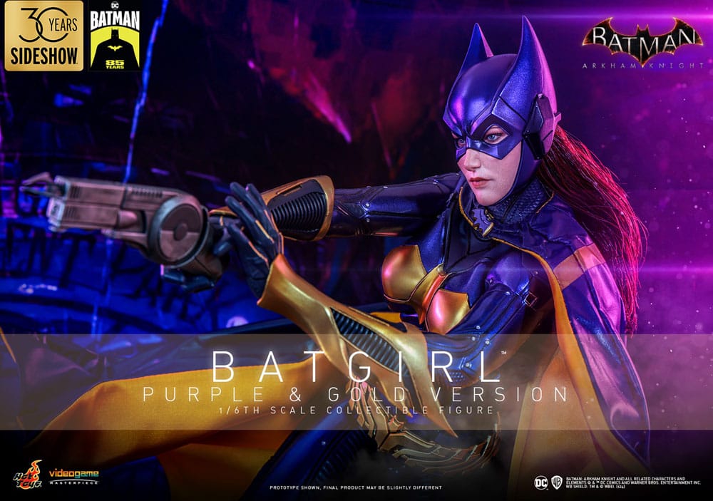 Batman Arkham Knight Videogame Masterpiece Actionfigur 1/6 Batgirl (Purple and Gold Version) Exclusive 30 cm